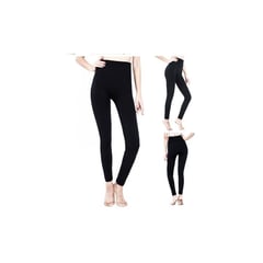 GENERICO - Licra leggins pantalón básicos color negro térmicos.