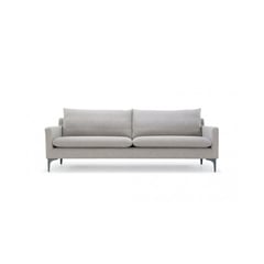 SOFA MARKET - Sofa Kona 3 Puestos Tela Gris Claro