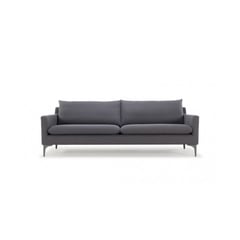 SOFA MARKET - Sofa Kona 3 Puestos Gris Oscuro