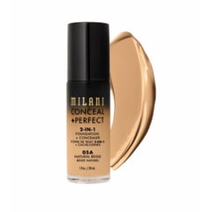 MILANI COSMETICS - Base Matte 2 en 1 Milani 05A-Natural Beige