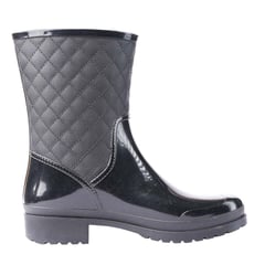 IDECAL - Bota de Lluvia Impermeable Mujer Melissa Negro