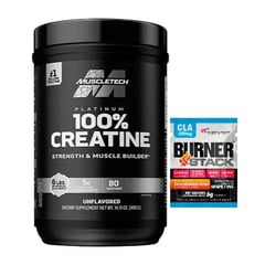 MUSCLETECH - Creatina platinum muzcletech 400 gr 80 servicios