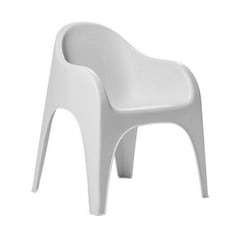 MUMA - Silla auxiliar para interior y exterior juga- blanca