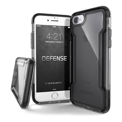 XDORIA - X-DORIA Estuche Compatible iPhone 7/8/Se 2 Defense Clear Negro