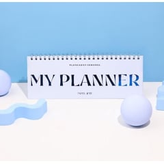 PAPER NOTE - Planeador Semanal Azul