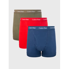 CALVIN KLEIN - Pack De 3 Calzoncillos Tipo Bóxer De Algodón Elástico De