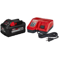 MILWAUKEE - KIT - Cargador y Bateria X.C. 8.0 Amp. Tool