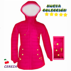 ZAFIRO JEANS - Chaqueta cherry térmica para niña