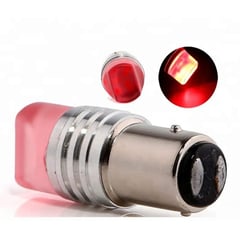 UNIVERSAL - 2 bombillos stop led strober rojo 1157 p21/5w doble contacto