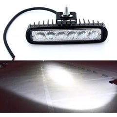 UNIVERSAL - Exploradora aluminio lineal 4000lm 6 luz led moto/carro