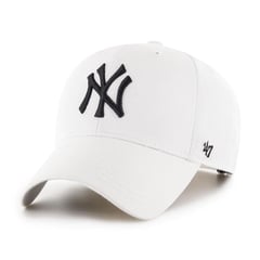 47 BRAND - Gorra New York Yankees 47 MVP Blanca Logo Negro - Original