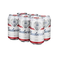 BUDWEISER - Six Pack Budweiser Lata