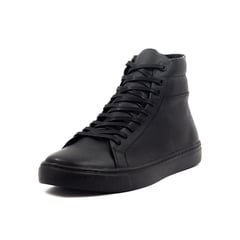 MOOPY - TENIS CUERO NEGRO  A-11