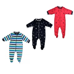 MUNDO BEBE - Pijamas enterizas para Bebe Niño Set X 3.