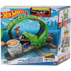 MATTEL - Hot Wheels City pista Némesis Cocodrilo