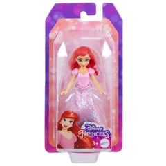 DISNEY - Disney Princesa Muñeca Mini Ariel 9cm Mattel