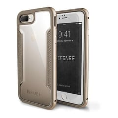 XDORIA - X-DORIA Estuche Compatible iPhone 7 Plus 8 Plus Defense Shield Dorado