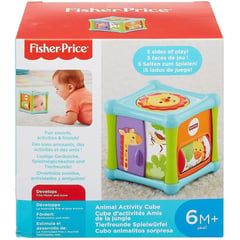 MATTEL - FISHER PRICE CUBO ANIMALITOS DE ACTIVIDADES