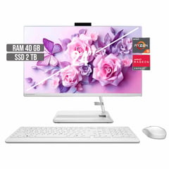 LENOVO - TODO EN UNO AIO 3 AMD RYZEN 5-7530U SSD 2TB RAM 40GB LED 24" FHD