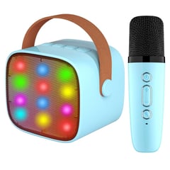 GENERICO - Kit Parlante Y Micrófono Karaoke Para Niños Bluetooth Led