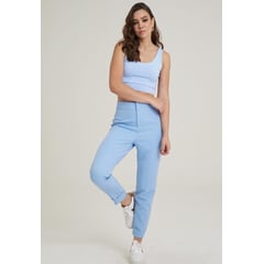 RAGGED - Pantalon Sabana Azul