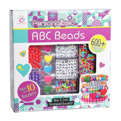 JUGUETELANDIA - Set Pulseras Abc Beads Caja