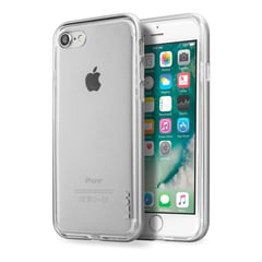 LAUT - Estuche Compatible iPhone 7/8/Se 2020 Exoframe Silver