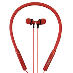 WESDAR - Audifonos Bluetooth Magneticos Deportivos Cuello R101 ROJO