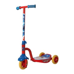 MARVEL - Patineta Scooter Infantil Flashing Spiderman de 3 Riedas