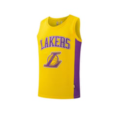 NBA - Camiseta Deportiva Hombre Lakers - Amarillo