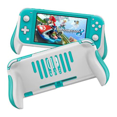 NINTENDO SWITCH - Hand Grip Sujetador Carcasa Turquesa Para Lite.