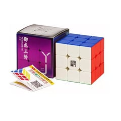 MIELTECH - Cubo Rubik magnetico 3x3 yulong Stickerless Speed Original