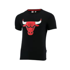 NBA - Camiseta Deportiva Hombre Bulls - Negro