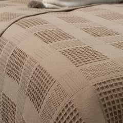 FATELARES - Sobrecama Doble Sofia Beige 232x246cm