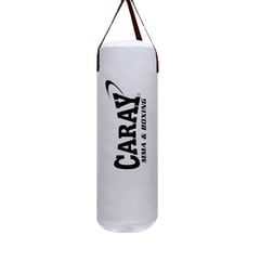 CARAY - Saco De Boxeo Profesional Blanco De 1MX30CM