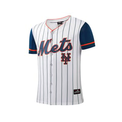NBA - Camiseta Deportiva Hombre New York Mets - Blanco