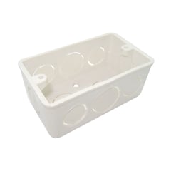 INDUMA - CAJA PLASTICA 2x4 BLANCA