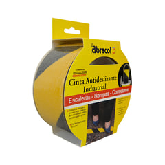 ABRACOL - CINTA ANTIDESLIZANTE NEGRO-AMARILLO