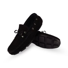 FASUCOL SHOES - Mocasín cuero negro fasucol elegant