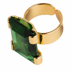 ENIGMA - Anillo Tenacidad Circon Verde.