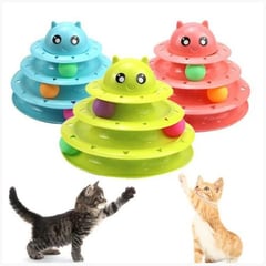 PETS ACCESORIOS - Juguete Interactivo Para Gato Piramide Juguete