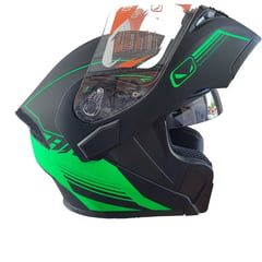 HRO - Casco moto abatible 3400 dv grim certificado.