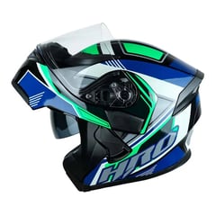 HRO - Casco moto -3400 dv abatible n.m dharia az navy trans