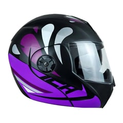 ICH - Casco 3110 abatible negro mate gra. lotus mr trans (l)