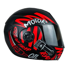 ICH - Casco 3110 abatible negro mate gra. motor rj smoke (xl)