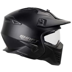 SHAFT - Casco moto 225 negro solid gr trans (M)