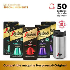 SEGAFREDO ZANETTI - Set 50 Cápsulas café Segafredo (Para máquina Nespresso® Original).