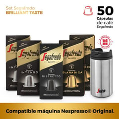 SEGAFREDO ZANETTI - Set 50 Cápsulas Café Segafredo (Para máquina Nespresso® Original)