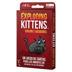 ASMODEE - Exploding Kittens Edición 2 Jugadores Juego De Mesa Español