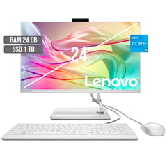 LENOVO - TODO EN UNO INTEL CORE I5-12450H SSD 1TB RAM 24GB LED 24 FHD.